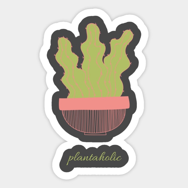 Plantaholic Sticker by Print Horizon